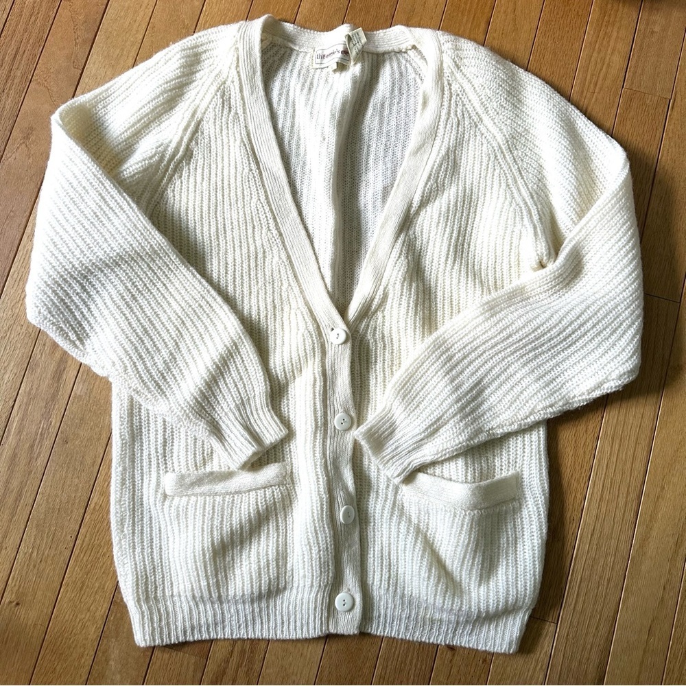 Vintage Shetland Wool Knit V Neck Button Cardigan Womens Large - Picture 5 of 5